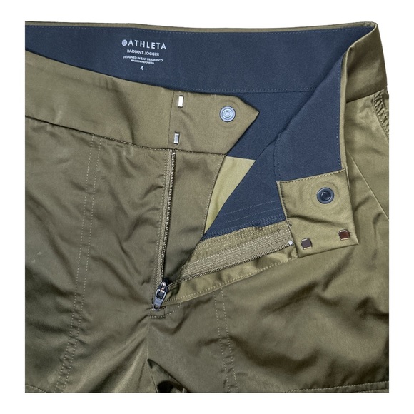 Athleta Radiant Jogger Tortuga Olive Green Women’s Size 4 - Picture 8 of 11